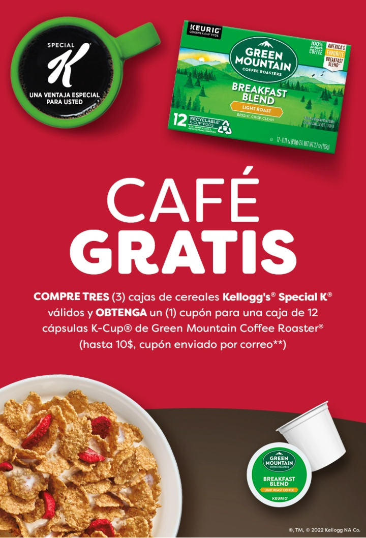 kelloggs special k free coffee image